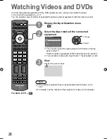 Preview for 20 page of Panasonic Viera TH-L19X10ZK Operating Instructions Manual