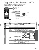 Preview for 35 page of Panasonic Viera TH-L19X10ZK Operating Instructions Manual