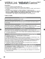 Preview for 42 page of Panasonic Viera TH-L19X10ZK Operating Instructions Manual