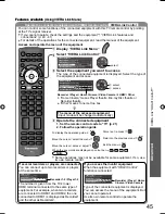 Preview for 45 page of Panasonic Viera TH-L19X10ZK Operating Instructions Manual