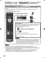 Preview for 46 page of Panasonic Viera TH-L19X10ZK Operating Instructions Manual