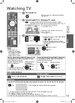 Preview for 13 page of Panasonic VIERA TH-L22X25A Operating Instructions Manual