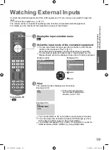 Preview for 19 page of Panasonic VIERA TH-L22X25A Operating Instructions Manual