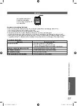 Preview for 57 page of Panasonic VIERA TH-L22X25A Operating Instructions Manual