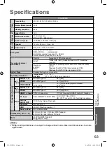 Preview for 63 page of Panasonic VIERA TH-L22X25A Operating Instructions Manual