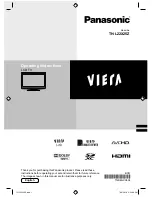 Panasonic VIERA TH-L22X25Z Operating Instructions Manual preview