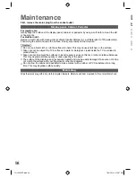 Preview for 58 page of Panasonic VIERA TH-L22X25Z Operating Instructions Manual