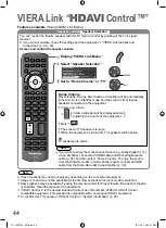 Preview for 44 page of Panasonic Viera TH-L26X10A Operating Instructions Manual