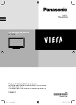 Preview for 1 page of Panasonic VIERA TH-L32C30A Operating Instructions Manual