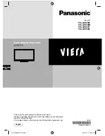 Preview for 1 page of Panasonic Viera TH-L32C30K Operating Instructions Manual