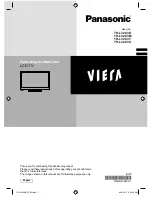 Panasonic Viera TH-L32C3K Operating Instructions Manual preview