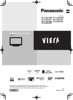 Preview for 1 page of Panasonic VIERA TH-L32D25M Operating Instructions Manual