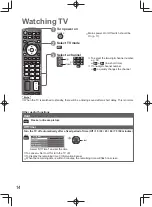 Preview for 14 page of Panasonic VIERA TH-L32D25M Operating Instructions Manual