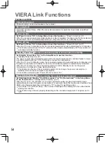 Preview for 54 page of Panasonic VIERA TH-L32D25M Operating Instructions Manual