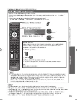 Preview for 65 page of Panasonic VIERA TH-L32D25Z Operating Instructions Manual