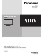 Preview for 2 page of Panasonic VIERA TH-L32DT30A Operating Instructions Manual