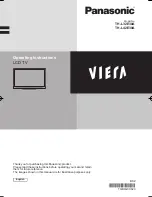 Preview for 1 page of Panasonic Viera TH-L32E30A Operating Instructions Manual