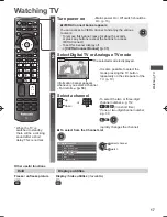 Preview for 17 page of Panasonic Viera TH-L32E30A Operating Instructions Manual