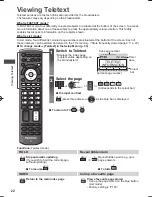 Preview for 22 page of Panasonic VIERA TH-L32E30Z Operating Instructions Manual