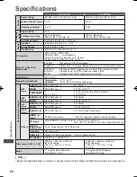 Preview for 86 page of Panasonic VIERA TH-L32E30Z Operating Instructions Manual