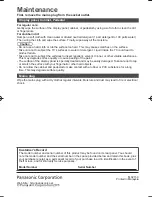 Preview for 88 page of Panasonic VIERA TH-L32E30Z Operating Instructions Manual