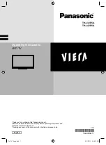 Panasonic Viera TH-L32E5A Operating Instructions Manual предпросмотр