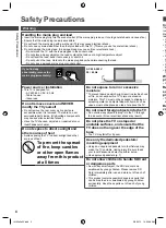 Предварительный просмотр 4 страницы Panasonic VIERA TH-L32E5AW Operating Instructions Manual