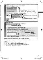 Предварительный просмотр 17 страницы Panasonic VIERA TH-L32E5AW Operating Instructions Manual