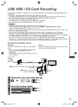 Предварительный просмотр 47 страницы Panasonic VIERA TH-L32E5AW Operating Instructions Manual