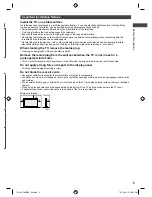 Preview for 5 page of Panasonic Viera TH-L32EM5A Operating Instructions Manual