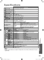 Preview for 59 page of Panasonic VIERA TH-L32U20A Operating Instructions Manual