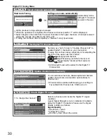 Preview for 30 page of Panasonic Viera TH-L32U20Z Operating Instructions Manual