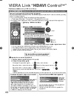 Preview for 46 page of Panasonic Viera TH-L32U20Z Operating Instructions Manual