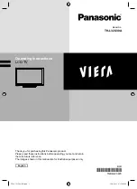 Preview for 1 page of Panasonic VIERA TH-L32U30A Operating Instructions Manual