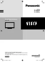 Panasonic VIERA TH-L32U30M Operating Instructions Manual preview