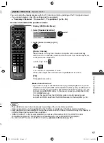 Предварительный просмотр 57 страницы Panasonic VIERA TH-L32U30M Operating Instructions Manual