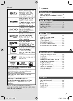 Preview for 3 page of Panasonic Viera TH-L32U30Z Operating Instructions Manual