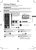 Preview for 19 page of Panasonic Viera TH-L32U30Z Operating Instructions Manual