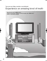 Preview for 2 page of Panasonic Viera TH-L32X15M Operating Instructions Manual