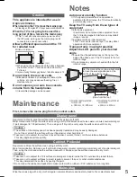 Preview for 5 page of Panasonic Viera TH-L32X15M Operating Instructions Manual