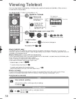 Preview for 14 page of Panasonic Viera TH-L32X15M Operating Instructions Manual