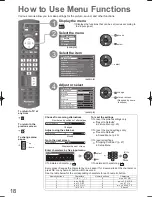 Preview for 18 page of Panasonic Viera TH-L32X15M Operating Instructions Manual