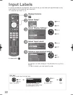 Preview for 22 page of Panasonic Viera TH-L32X15M Operating Instructions Manual