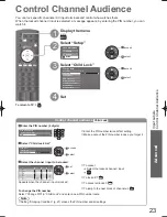 Preview for 23 page of Panasonic Viera TH-L32X15M Operating Instructions Manual