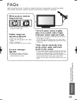 Preview for 45 page of Panasonic Viera TH-L32X15M Operating Instructions Manual