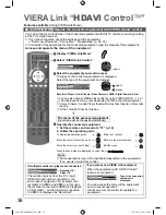 Preview for 36 page of Panasonic Viera TH-L32X20K Operating Instructions Manual