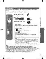 Preview for 37 page of Panasonic Viera TH-L32X20K Operating Instructions Manual