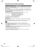 Preview for 42 page of Panasonic Viera TH-L32X20K Operating Instructions Manual