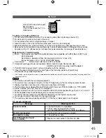 Preview for 45 page of Panasonic Viera TH-L32X20K Operating Instructions Manual