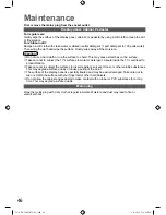 Preview for 46 page of Panasonic Viera TH-L32X20K Operating Instructions Manual